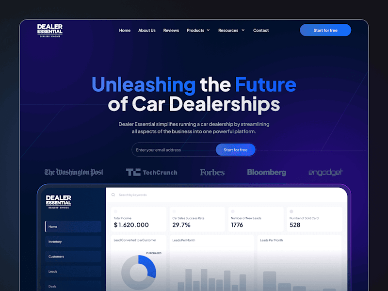 Cover image for Dealer Essential – All-in-One Platform for Car Dealerships