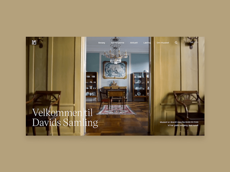 Cover image for David Samling - Experience Website w/GSAP