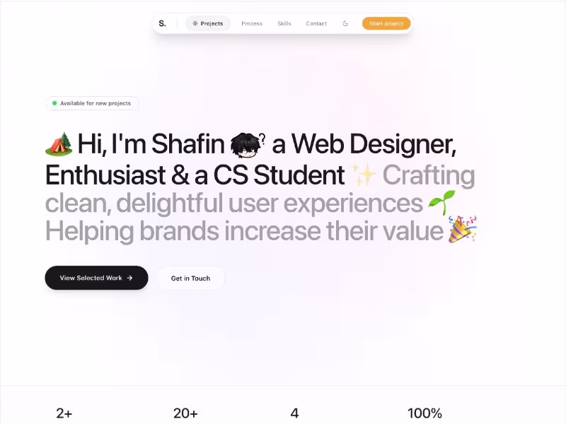 Cover image for Portfolio / Personal Website Development