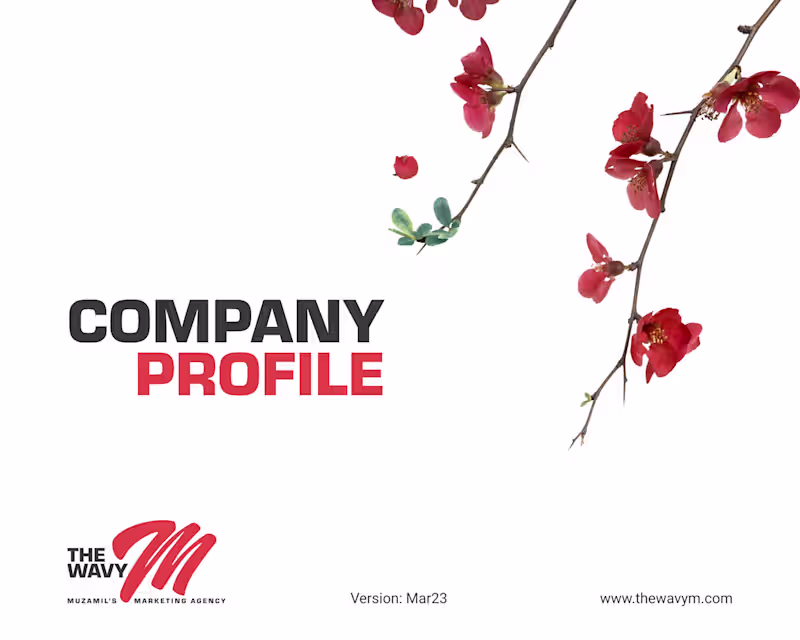 Cover image for COMPANY PROFILE OF THE WAVY M 