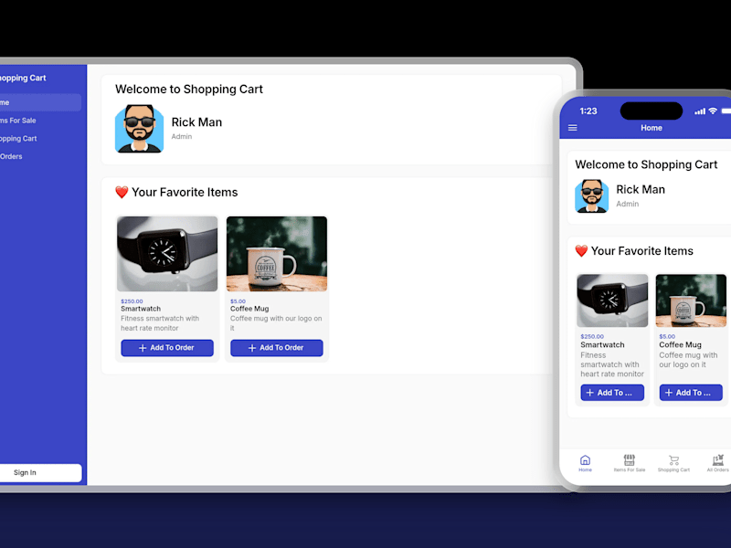 Cover image for Shopping Cart App