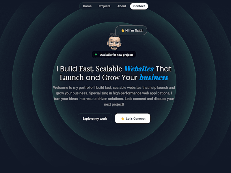 Cover image for Sahil - Full-Stack Web Developer | Fast, Scalable Websites for …