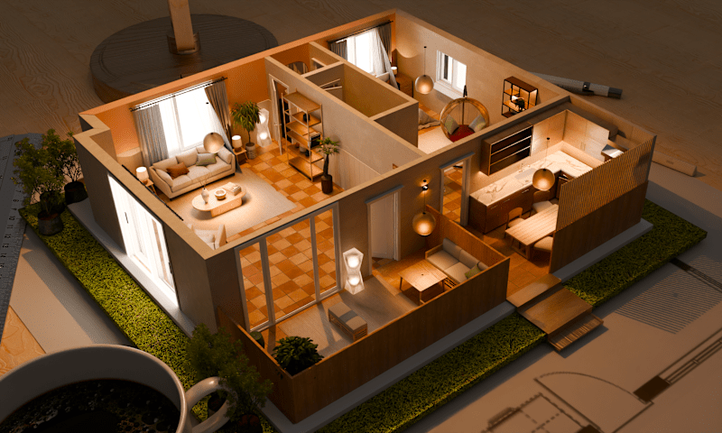 Cover image for Modern 3D Floor Plan Visualization for Real Estate