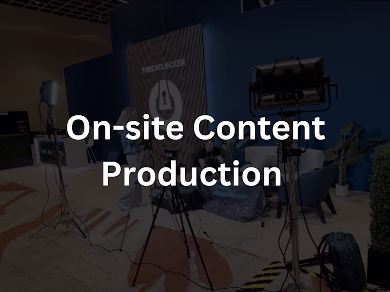 Cover image for On-Site Content Production (Interviews & Event Coverage)