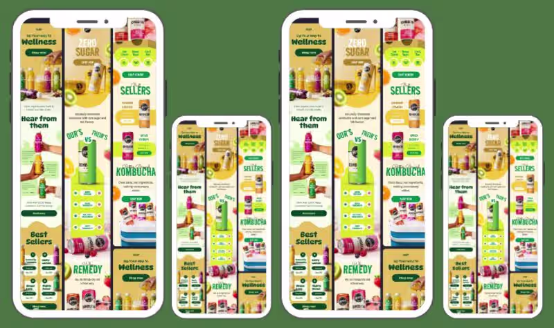 Cover image for Email Campaign Design & Klaviyo Automation for Beverage Brand