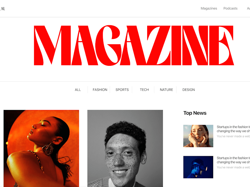 Cover image for Magazine - Empower content-rich blog websites.