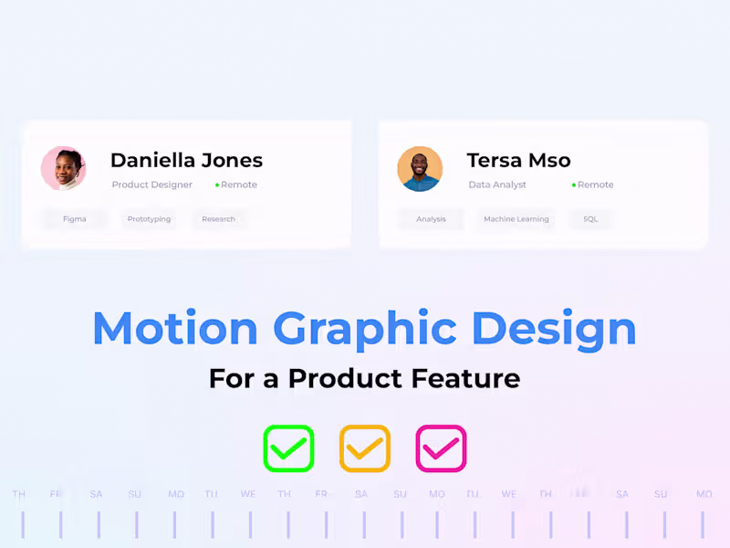 Cover image for Motion Design for Fintech Company