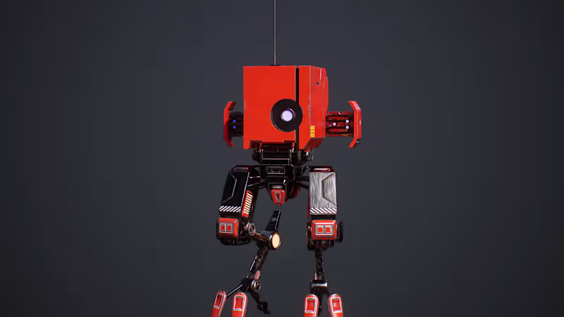 Cover image for 3D Sci-fi Robots 