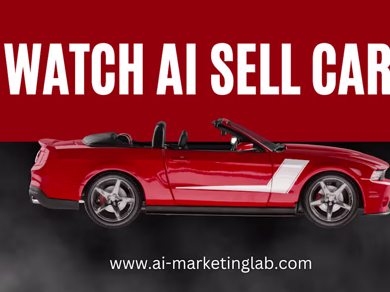 Cover image for Watch AI Sell Cars