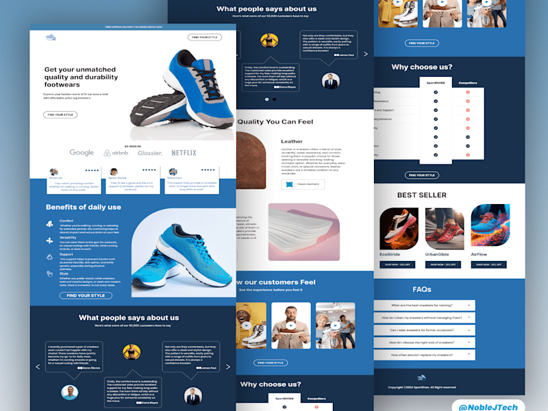 Cover image for FastShoe Replo Landing page 