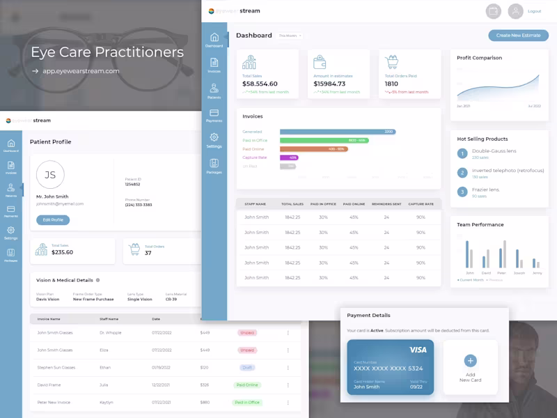 Cover image for ECP Web App: Streamline Vision Plan Invoicing & Estimates