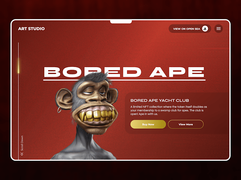 Cover image for BORED APE LANDING PAGE
