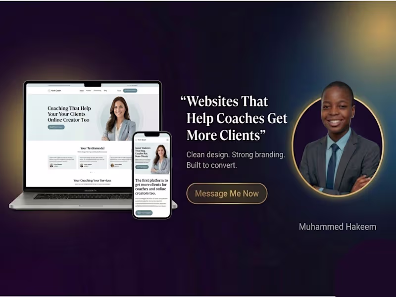 Cover image for WEBSITE DESIGNER &ONLINE COURSE CREATOR