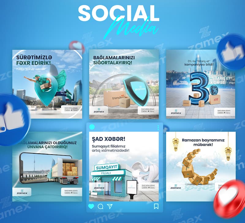 Cover image for Social Media - Zamex vol.1 : Behance