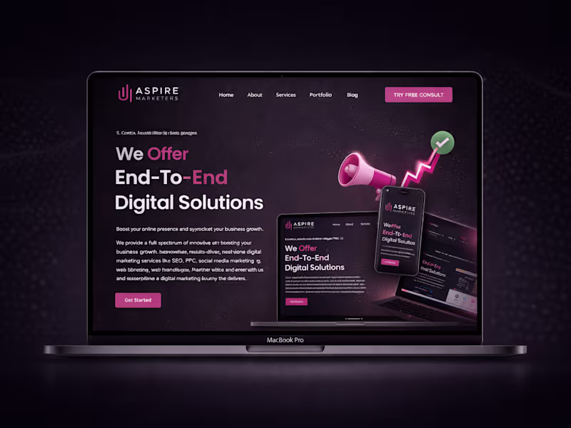 Cover image for WordPress Website for a Digital Agency