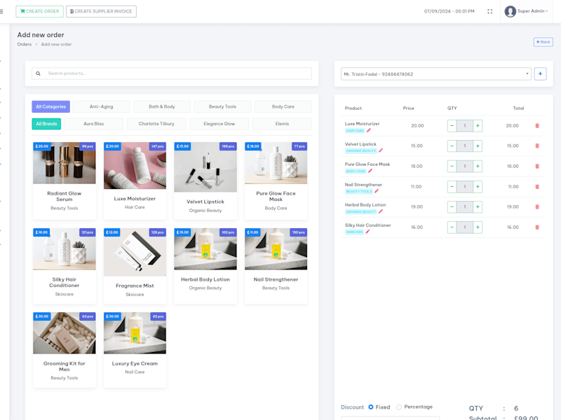 Cover image for Auralux (Shop Inventory Management with POS(Point Of Sale))