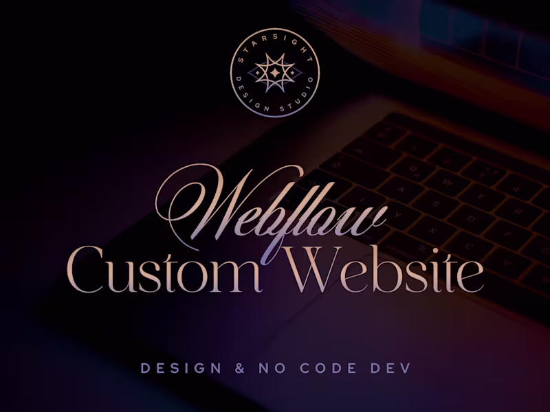 Cover image for Web Design & Development in Webflow