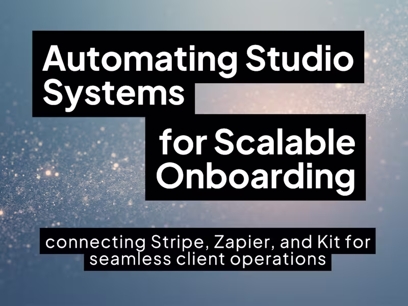Cover image for Automating Systems for Scalable Onboarding