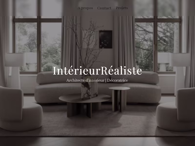 Cover image for Interior Designer Website – Clean & Modern Framer Build
