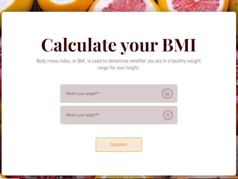 Cover image for An iteractive and mind blowing survey form
