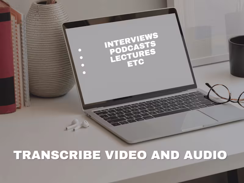 Cover image for Transcription Services