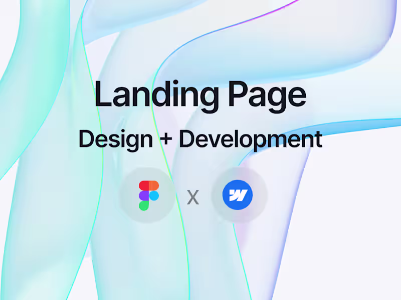 Cover image for Landing Page Design for Startups, SaaS, & Creators 