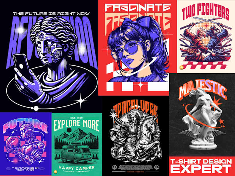 Cover image for I will make your coolest t-shirt design