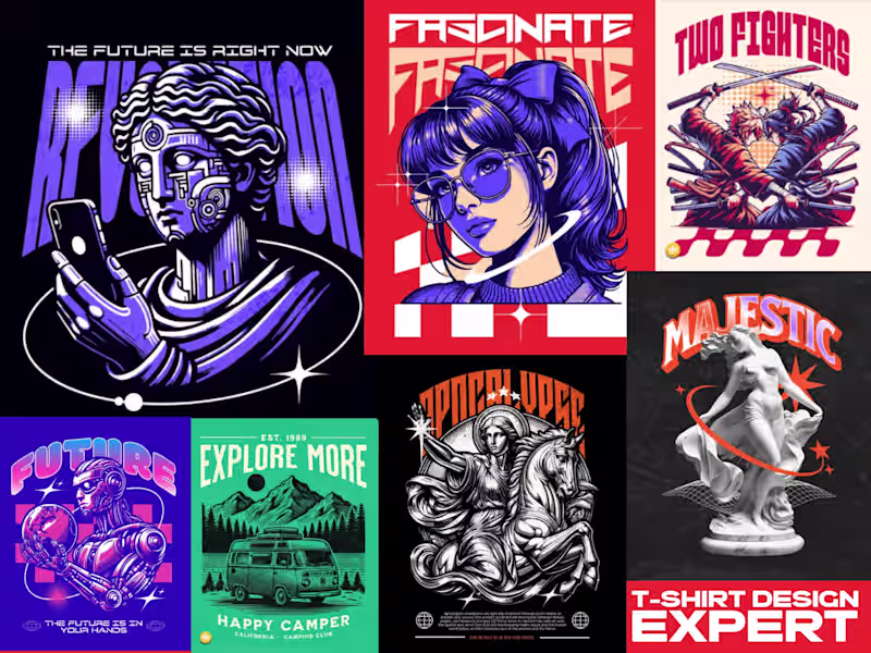 Cover image for I will make your coolest t-shirt design