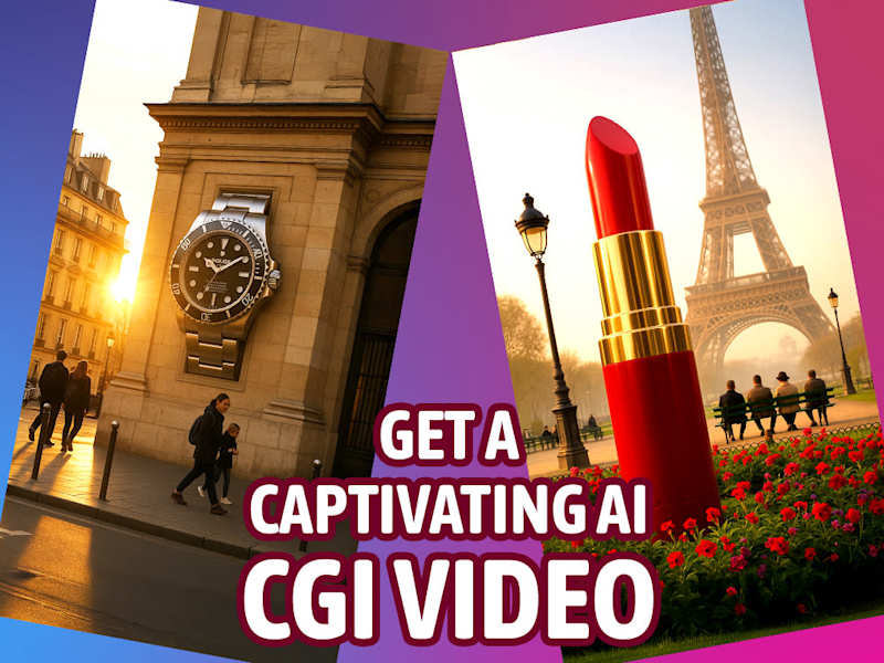 Cover image for You will get a Captivating AI CGI Product Video 🎧