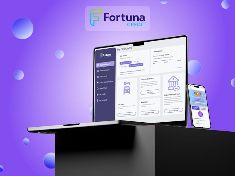 Cover image for Fortuna Credit - Dashboard Redesign