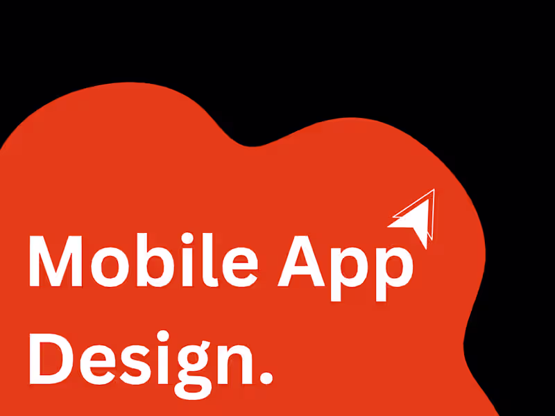 Cover image for Mobile App UI UX Design