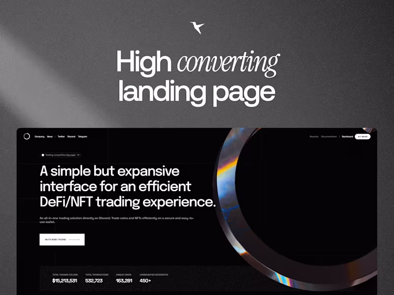 Cover image for High-converting responsive landing page for your business.