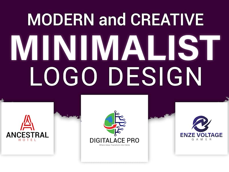 Cover image for I'll provide 3 unique, modern logo concepts