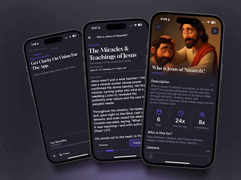 Cover image for KnowHim: a Prayer and Journaling app in FlutterFlow