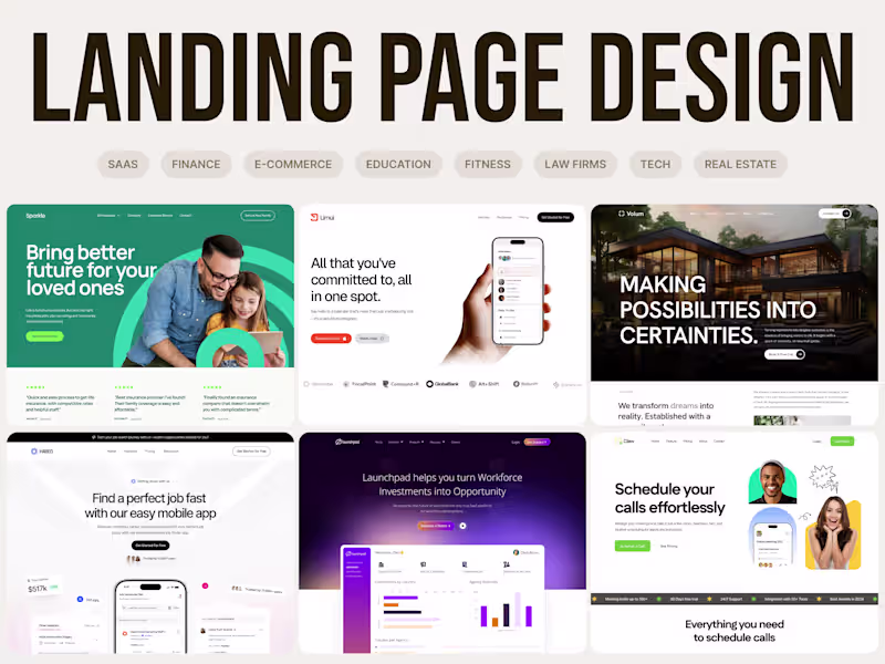 Cover image for Landing Page Design In Figma