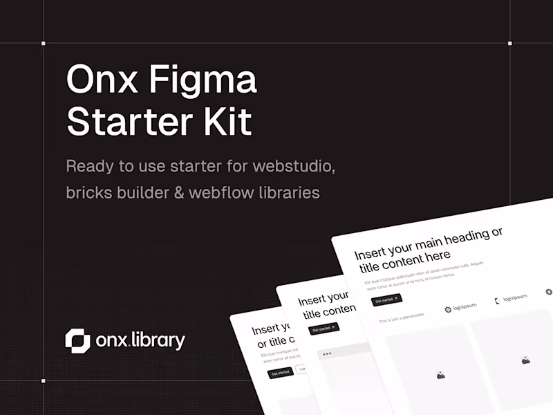 Cover image for Onx Figma Kit