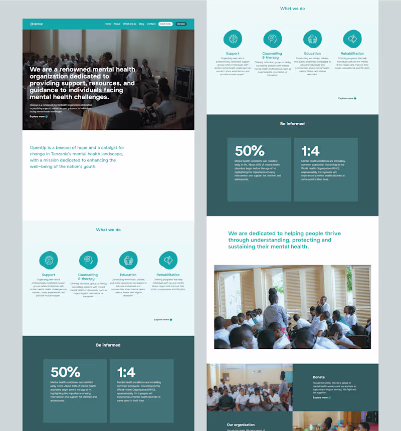 Cover image for Openup - Brand and website design