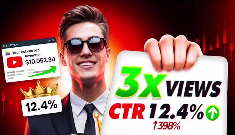 Cover image for i will design high CTR youtube thumbnails to boost your views