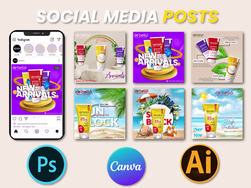 Cover image for Social Media Posts Design