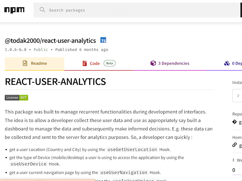 Cover image for React-user-analytics