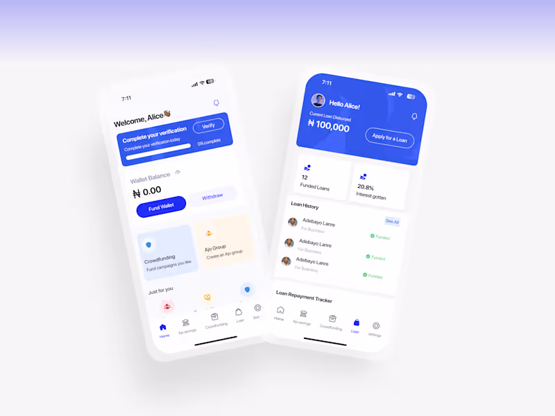 Cover image for UI/UX Design for a Fintech App | From Concept to MVP
