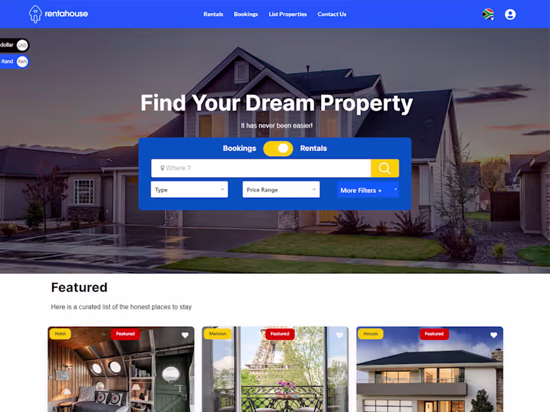 Cover image for Rent A House