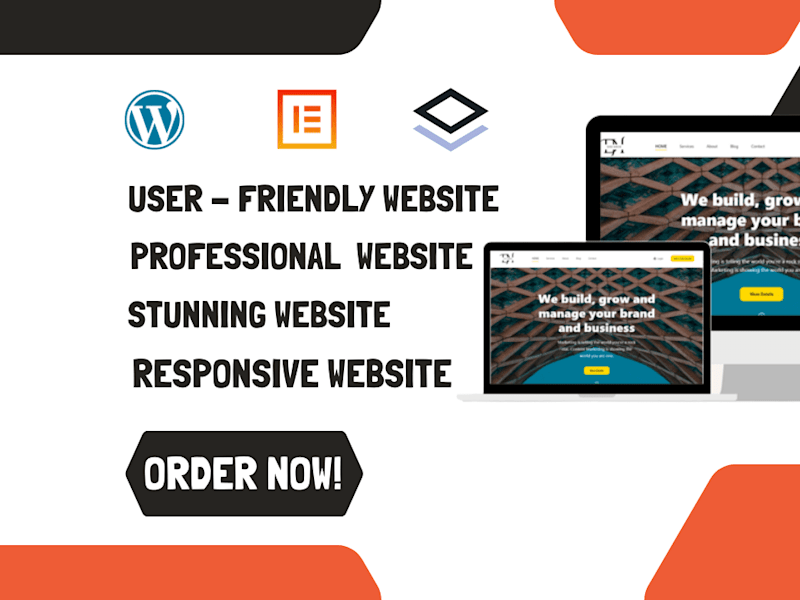 Cover image for Design or Redesign your WordPress website using Elementor Pro.
