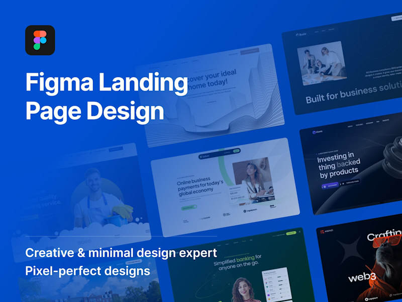 Cover image for Figma Landing Page Design