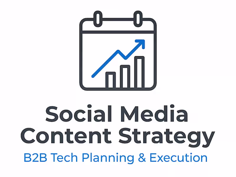 Cover image for Strategic Social Media Content Calendar & Plan