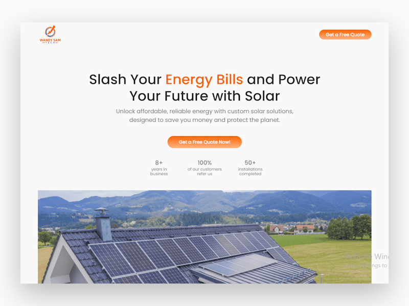 Cover image for Webflow Website for Wandy Sam Tech