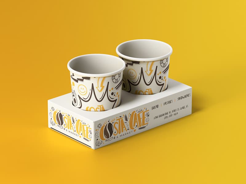 Cover image for Costa Cafe & Market | Brand Design