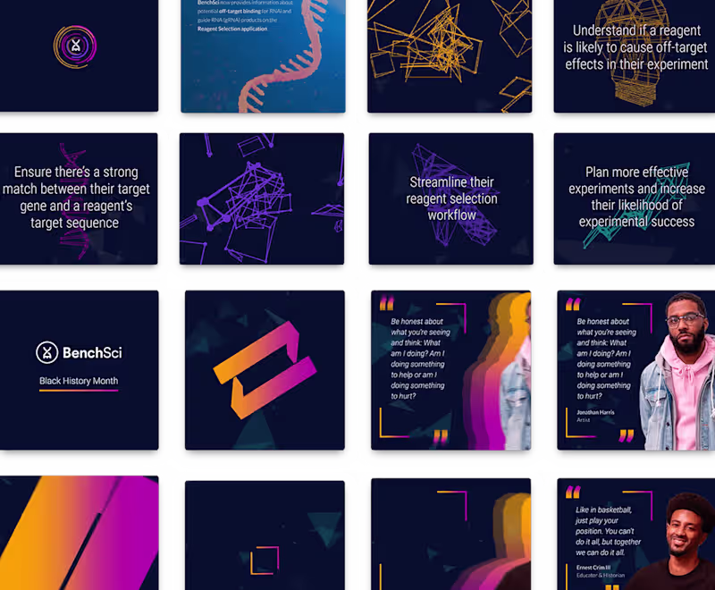 Cover image for BenchSci Social Media Videos