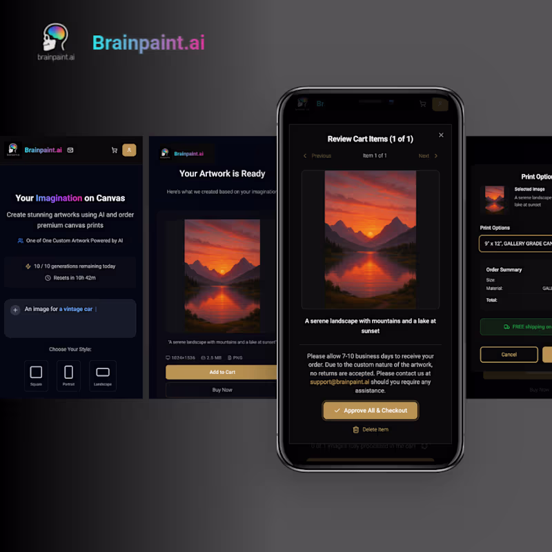 Cover image for Brainpaint: From Imagination to Canvas