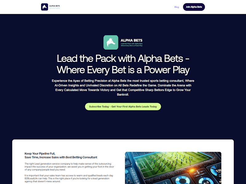 Cover image for Alpha Bets